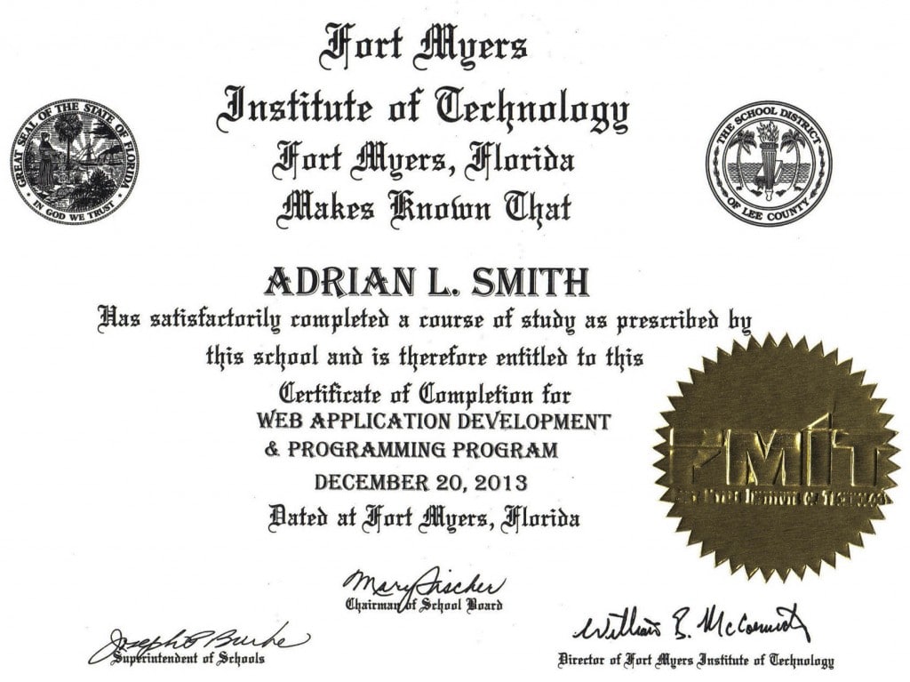 F.M.I.T COMPLETION