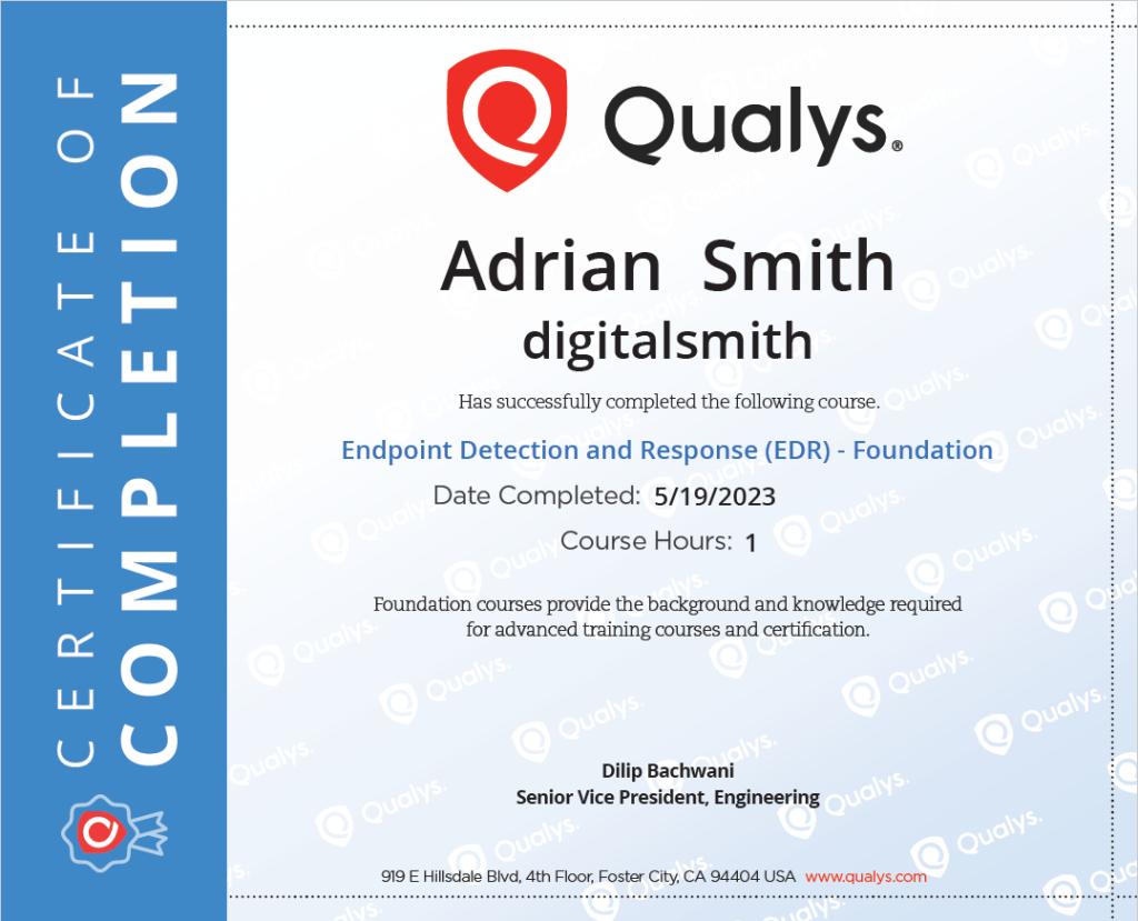 QUALYS-ENDPOINT-DETECTION-RESPONSE-FOUNDATION